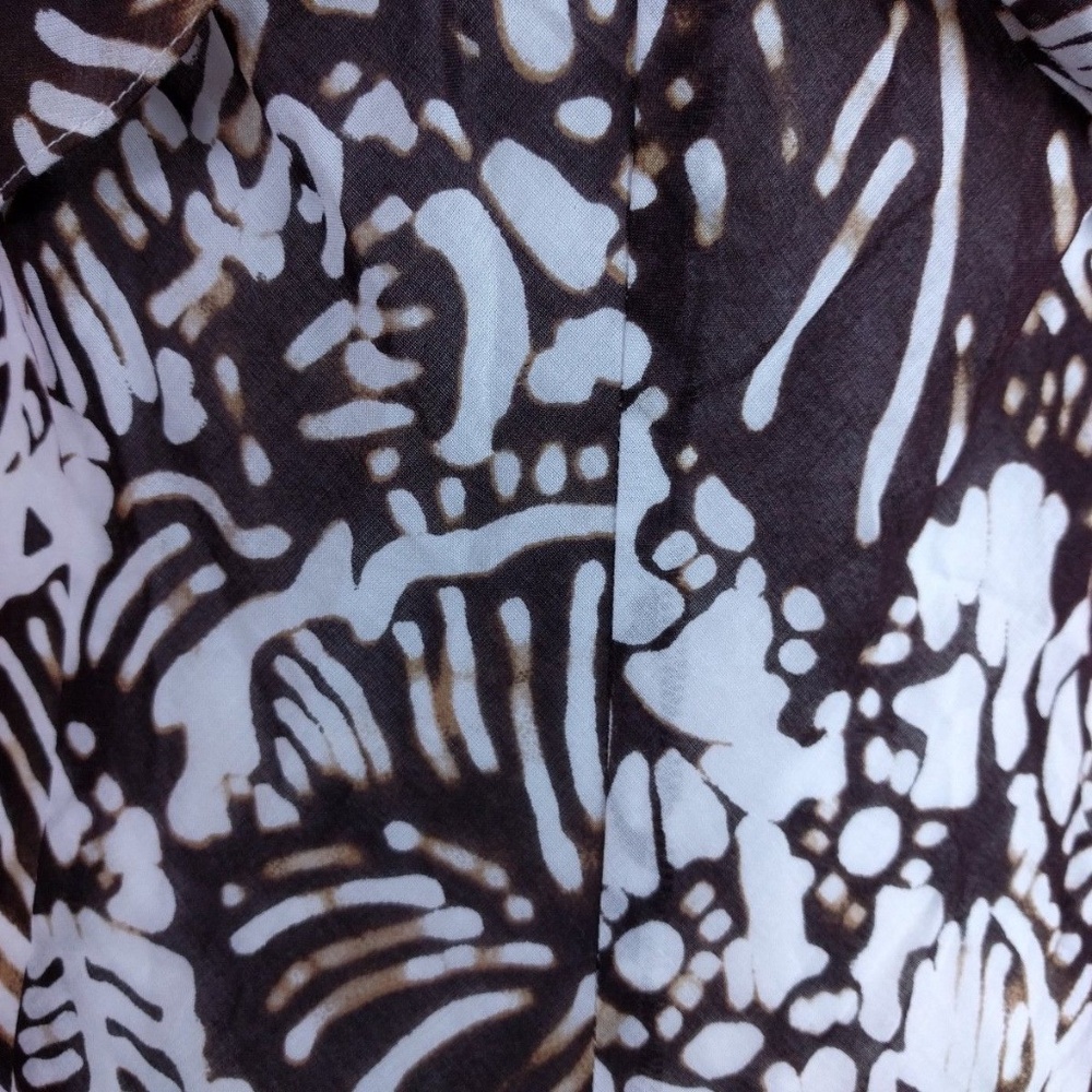 @ Jones New York sz 8 Aline Brown White Dress - Picture 3 of 7